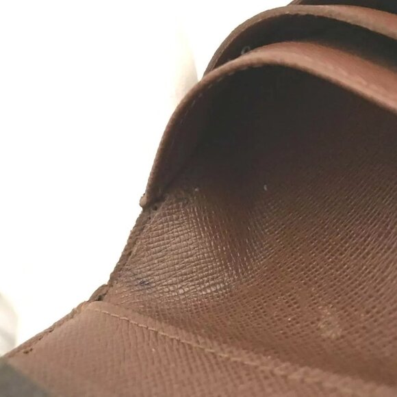 016220BS (L3) Louis Vuitton Wallet Portefeiulle Elise Brown Monogram - Picture 8 of 9
